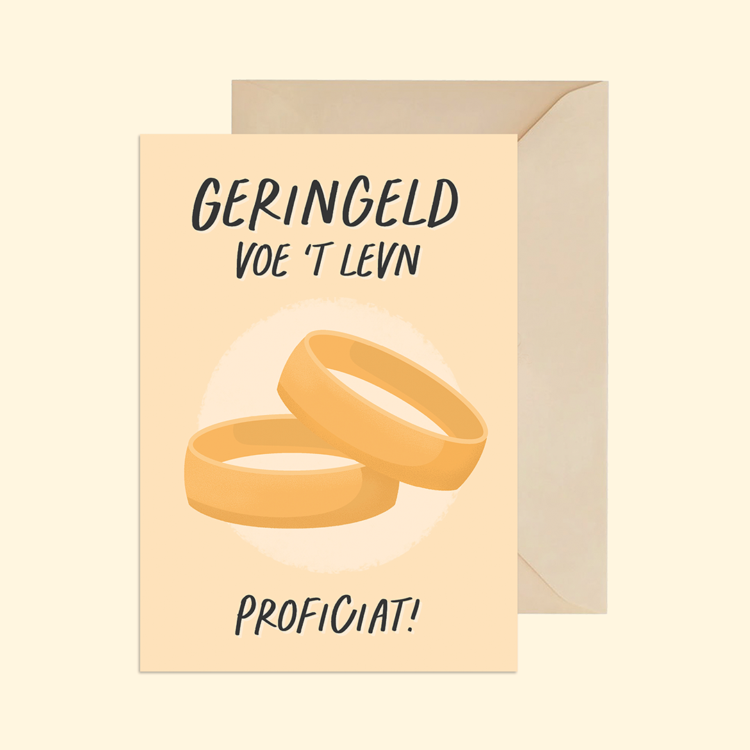 Geringeld voe 't levn, proficiat!