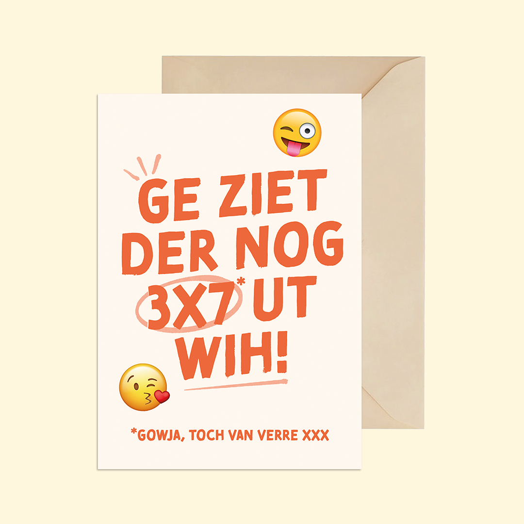 Ge ziet der nog 3x7 ut! (van verre)